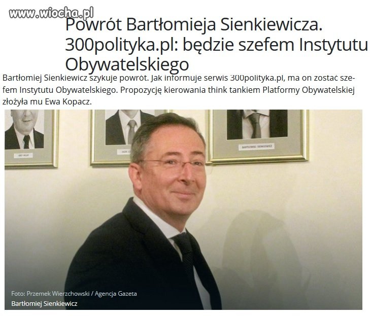 Afera przycichła, apetyt powrócił.