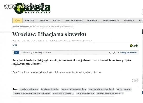 News warty odnotowania