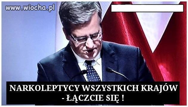 Dowód na to że zasypia jak