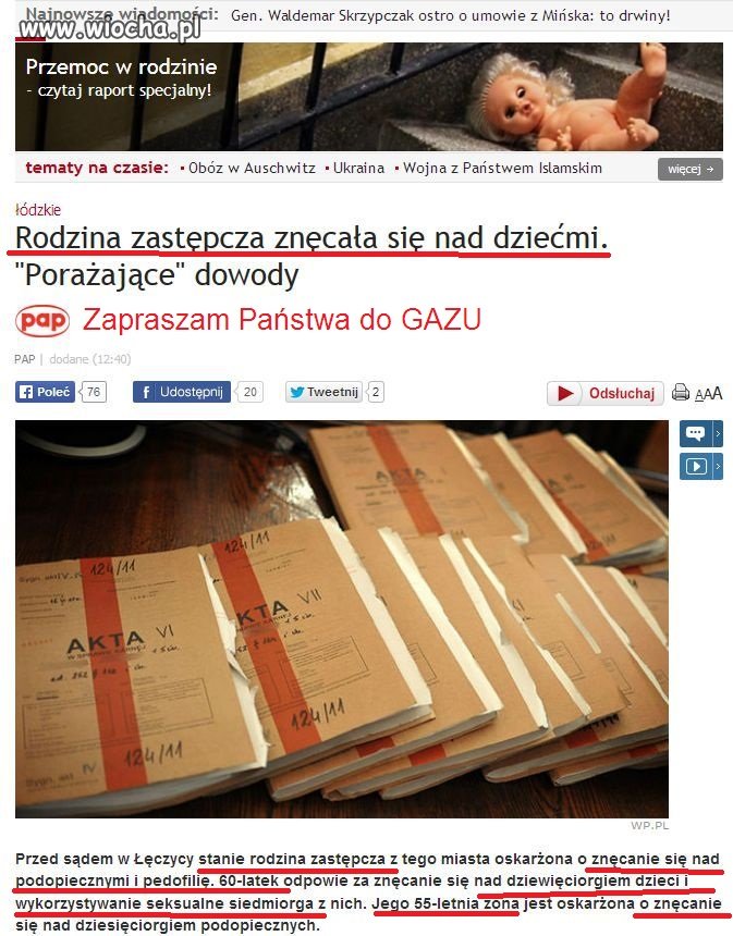 PATOLOGIA OBYWATELSKA - układ zamknięty