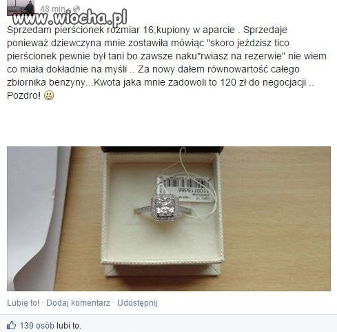 Ktoś miał smutne walentynki