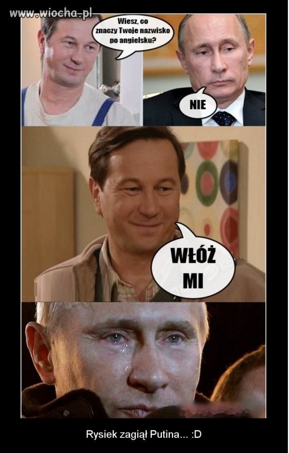 Rysiek zagiął Putina