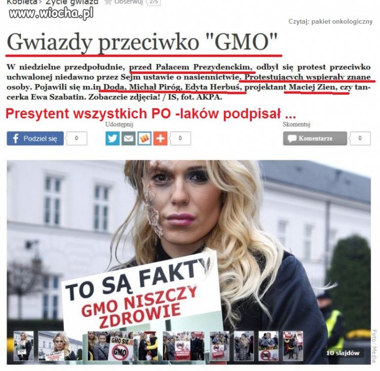 Nawet CELEBRYTÓW ma gdzieś ten BUL