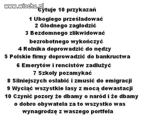 Dekalog Rządu