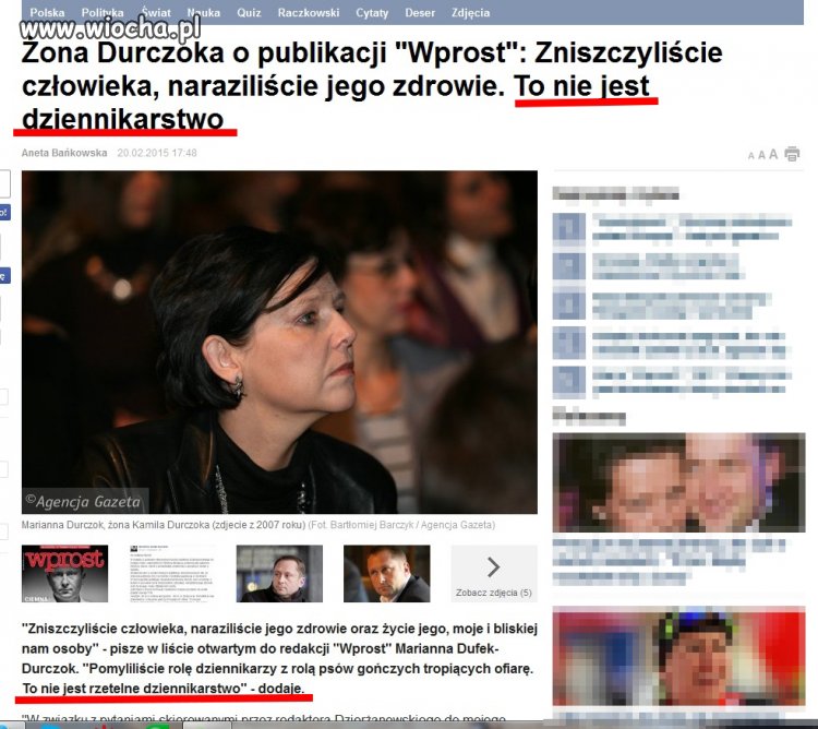 Jasne, a on zawsze był rzetelny i obiektywny...