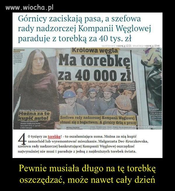 Torebka nawet za 40 tys. urody nie poprawiła