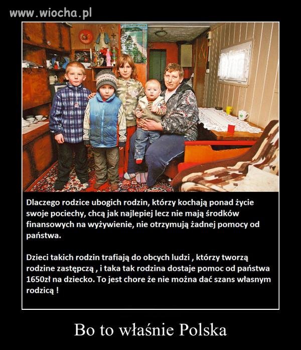 Zabieranie rodzicom dzieci z powodu biedy nie jest w porządku.