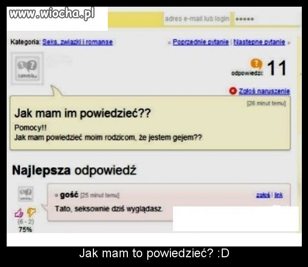 Jak ma to powiedzieć 