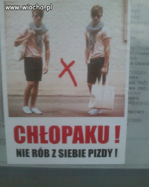 Apel do dzisiejszych chłopaków