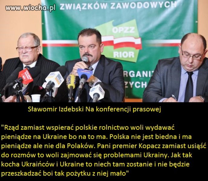 No i powiedział co wiedział