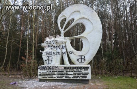 Urwano głowy z pomnika spadochroniarzy I Armii