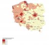 Mapa zaciągających kredyty we frankach