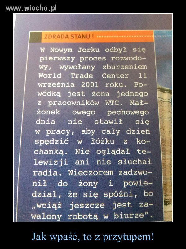 No i wpadł !