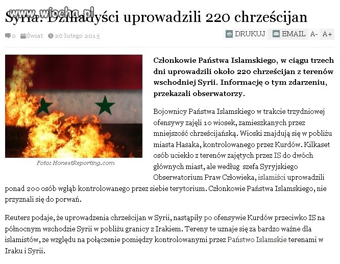 Kozy co tylko potrafią to tylko chrześcijan porywać  