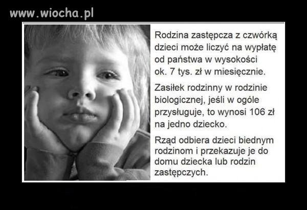 W Polsce rząd zabiera dzieci rodzicom, którzy mają