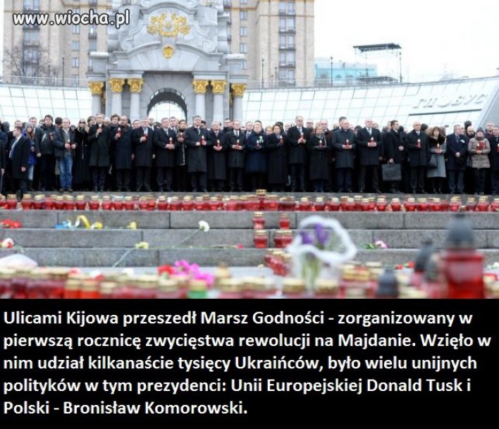 Marsz Godności i sprzeciwu wobec działań Rosji