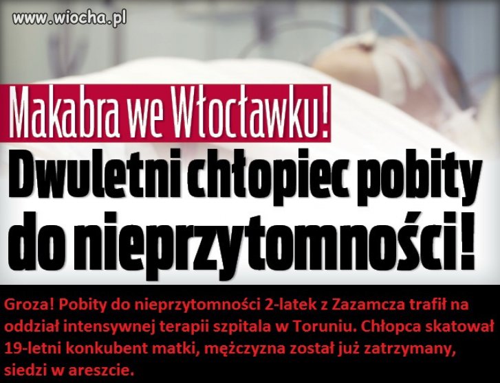 Pobił dwuletniego chłopca