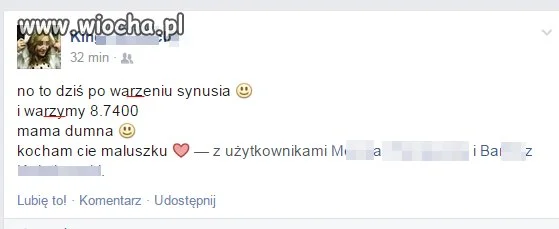 To tyle 'warzy' jej maluszek