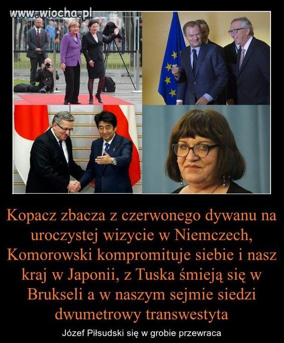Sorry takich mamy polityków...