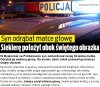 Odrąbał matce głowę.