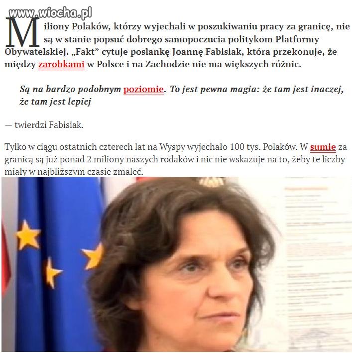 Joanna Fabisiak z PO twierdzi 