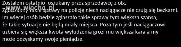 NIE dla oszustów