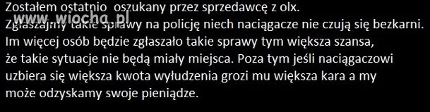 NIE dla oszustów