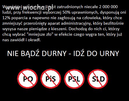"Aby zwyciężyło zło 