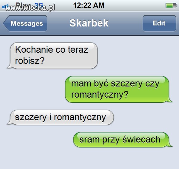Szczery i romantyczny