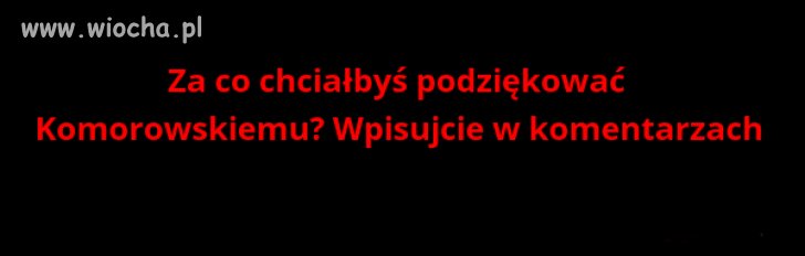 Zwolennicy Bula wykażcie się.