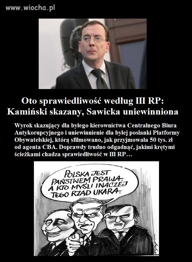 Sprawiedliwość w Polsce to pojęcie względne ...