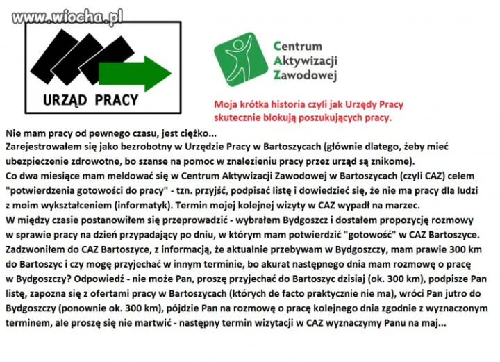 Urzędy Pracy? A po co to komu? 