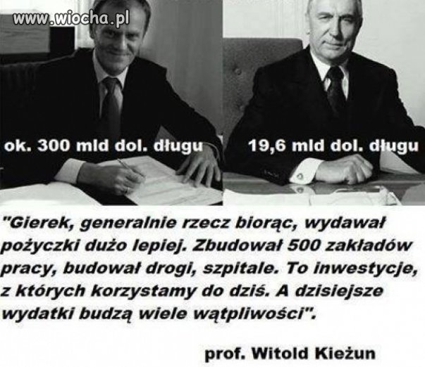 Gierek vs Tusk