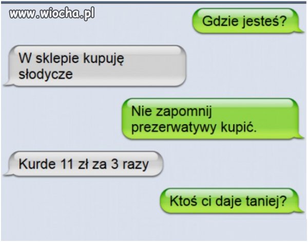 Krótka, a treściwa rozmowa kobiety z facetem
