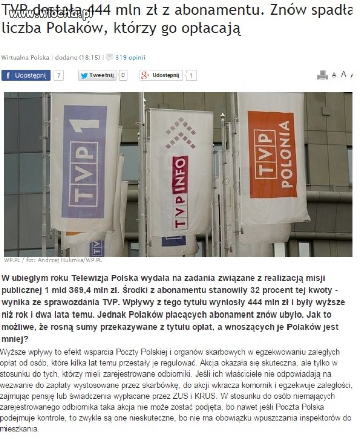 Abonament wedle prawa jesli masz jakikolwiek TV
