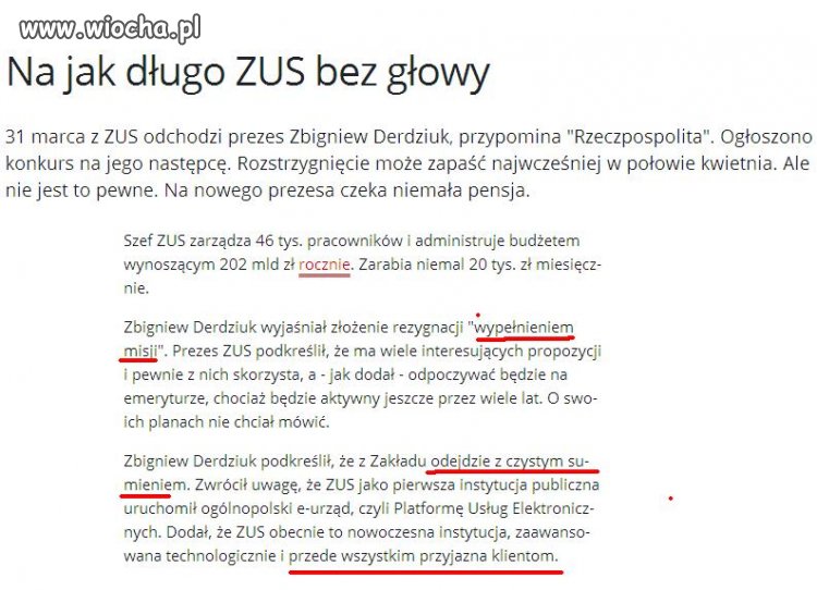 Kilka słów z porannego bełkotu lemingów.