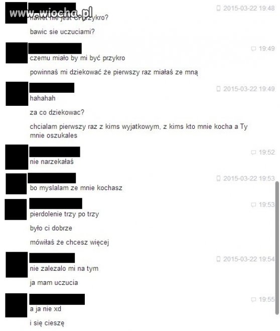 Typowa rozmowa po zerwaniu