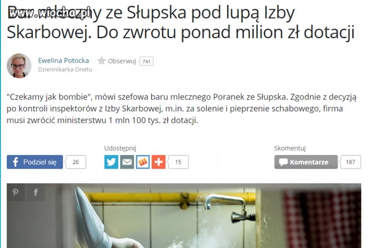 Przy tej aferze z baru mlecznego
