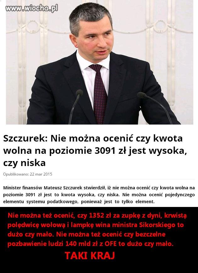 Nie można ocenić, czy kwota wolna od podatku