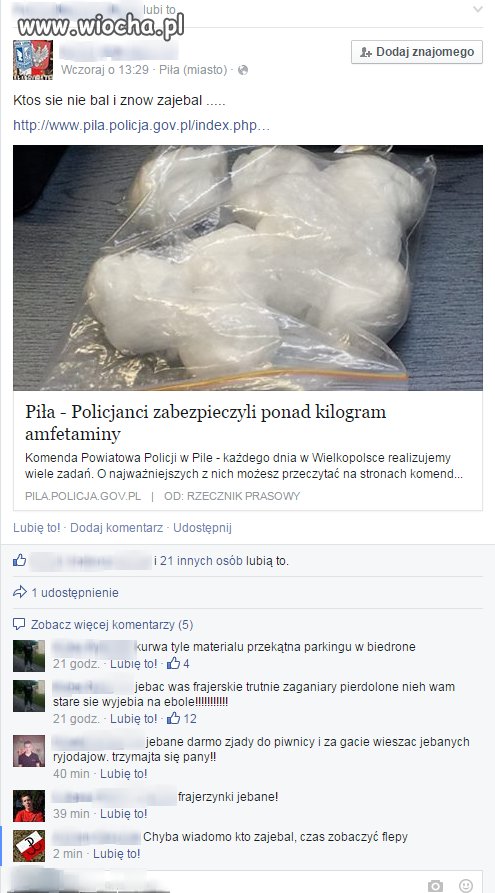 Amatorzy białych proszków...