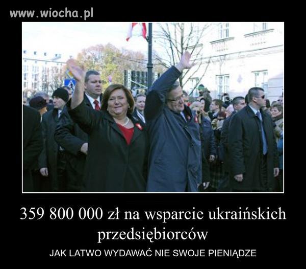 Bo po co wspierać naszych przedsiębiorców...