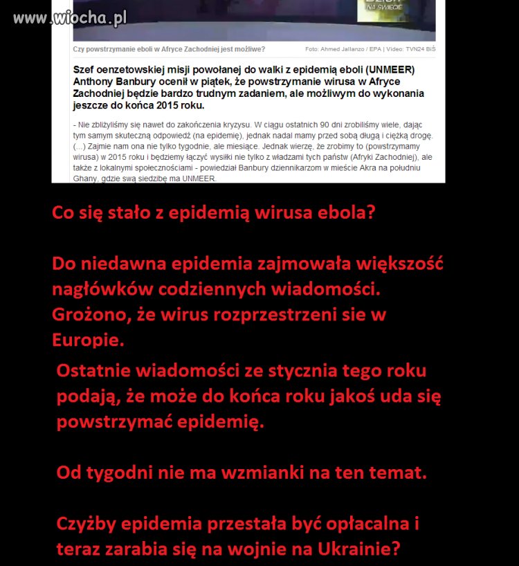 Gdzie jest ebola?