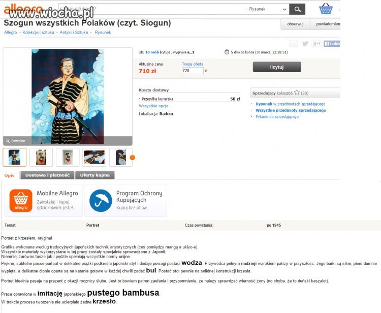 Unikatowa aukcja Sioguna!!!