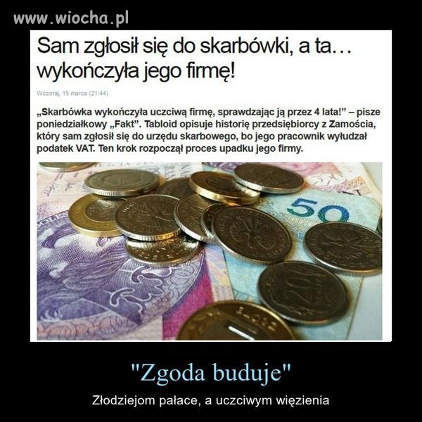W tym kraju uczciwy człowiek nigdy się nie dorobi 