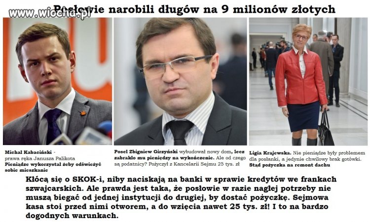 Z sejmowej kasy ubyło 9 milionów 