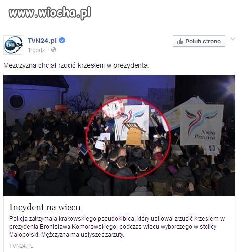 TVN 24  Udaremniony zamach na Prezydenta