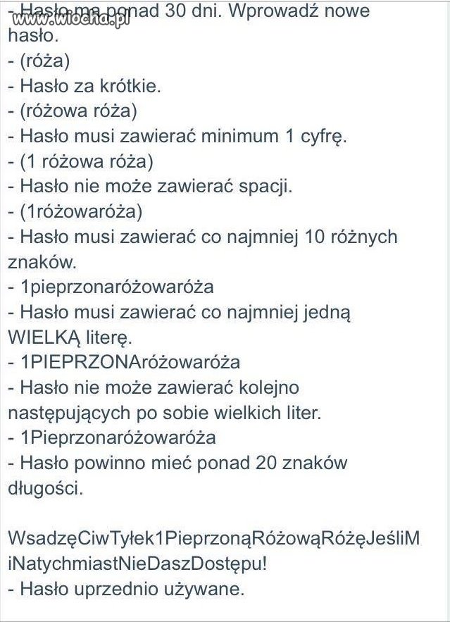 Hasła internetowe