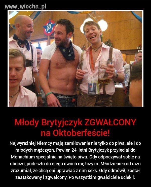 Jak to anglik,napruty był pewnie