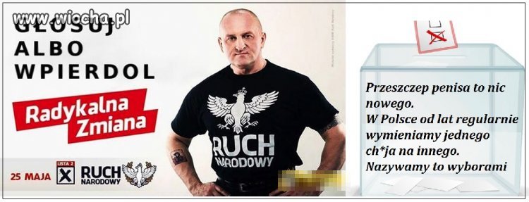 Głosuj albo masz wpierdol 