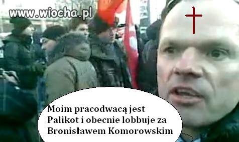 Pan NIBY FANATYK PISu - "gdzie jest krzyż"
